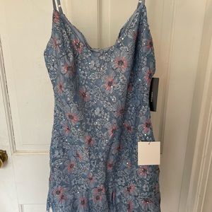 Lulus blue sparkle dress ✨